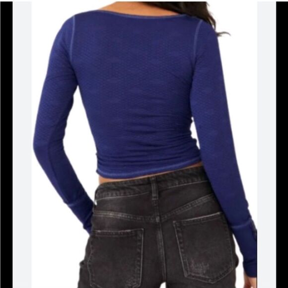 Free People Penny Top in Ink Combo - Picture 3 of 15